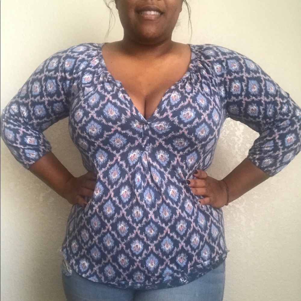 lucky brand peasant top